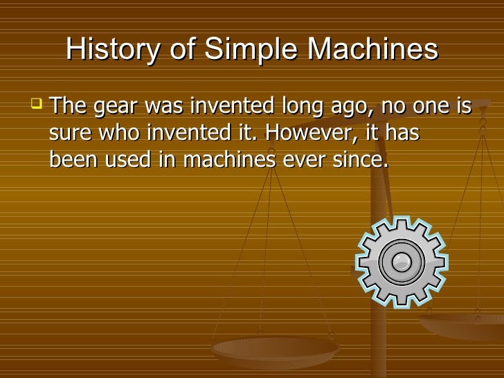 Simple Machines