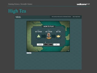 Gaming science, scientific games | PPT