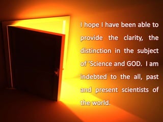 Science and The GOD