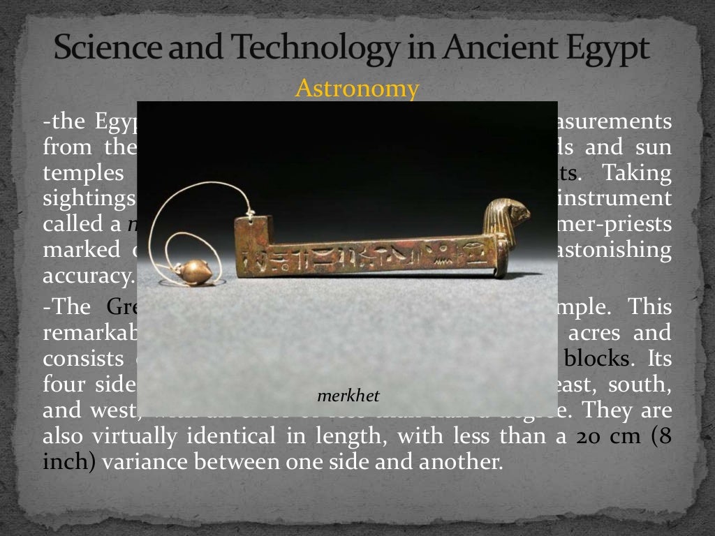 Science and technology of ancient civilizations