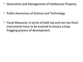 Science and technology policy of india | PPT