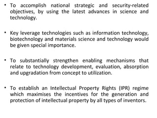 Science and technology policy of india | PPT