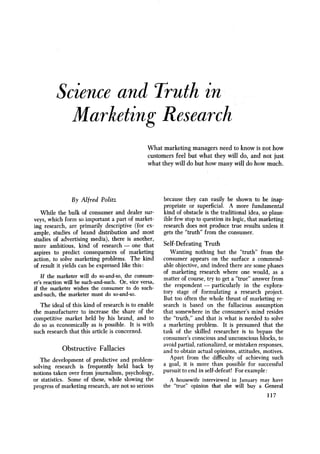 Science+and+truth+in+marketing+research