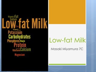 Low-fat Milk Masaki Miyamura 7C 
