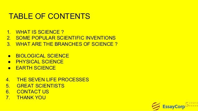 Science assignment help