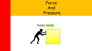 Force
And
Pressure
PUSH
 