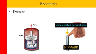 Pressure
• Example-
 