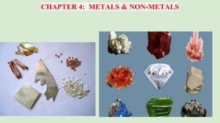 CHAPTER 4: METALS & NON-METALS
 