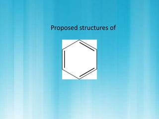 Proposed structures of 
 