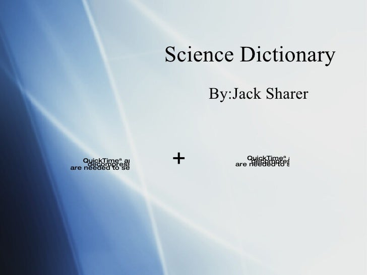 Science dictionary