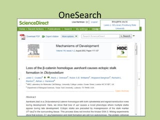 OneSearch

 