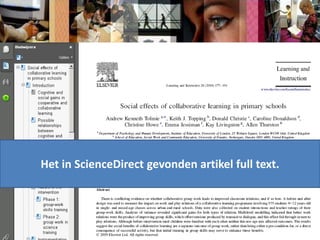 Klik op PDF om het pdf-bestand met de volledige tekst van dit artikel te openen.