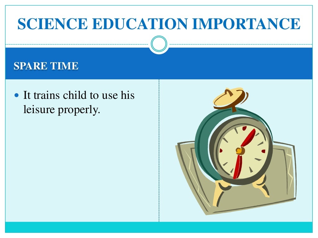 Science Education Importance