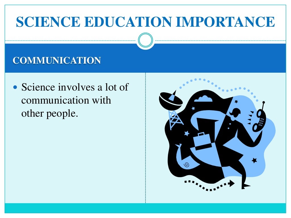 Science education importance