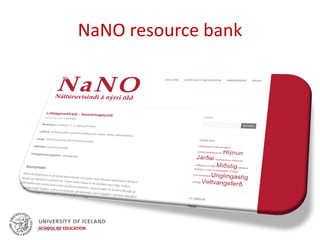 NaNO resource bank
07.11.2014
 