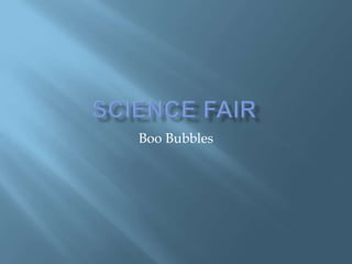 Boo Bubbles
 