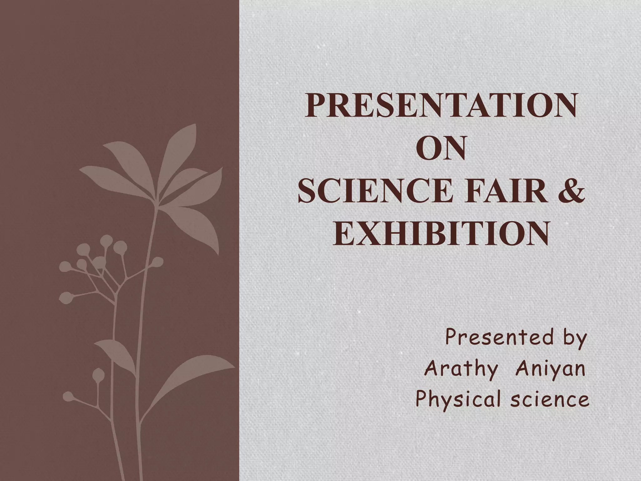 Science Fair PPT