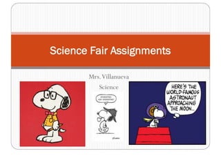 Science Fair Assignments