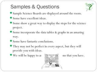 Science fair informational meeting for parents ppt | PPT