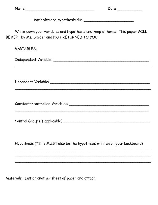 science fair packet science fair abstract sheet