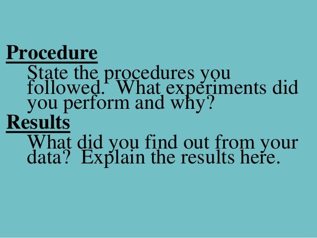 science fair powerpoints