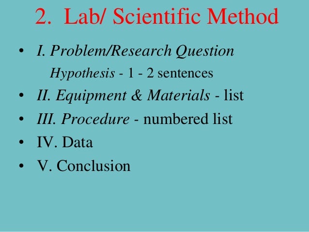 science fair powerpoints