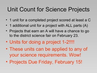 Creating a Science Fair Project | PPT