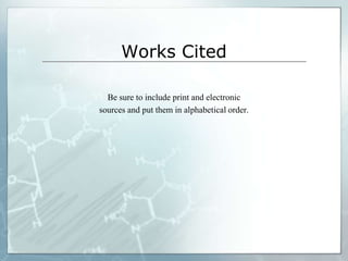 ProcedureList all of the steps used in completing your experiment.Remember to number your steps.Add photos of your experiments.