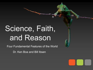 Science, Faith,
and Reason
Four Fundamental Features of the World
Dr. Ken Boa and Bill Ibsen
 