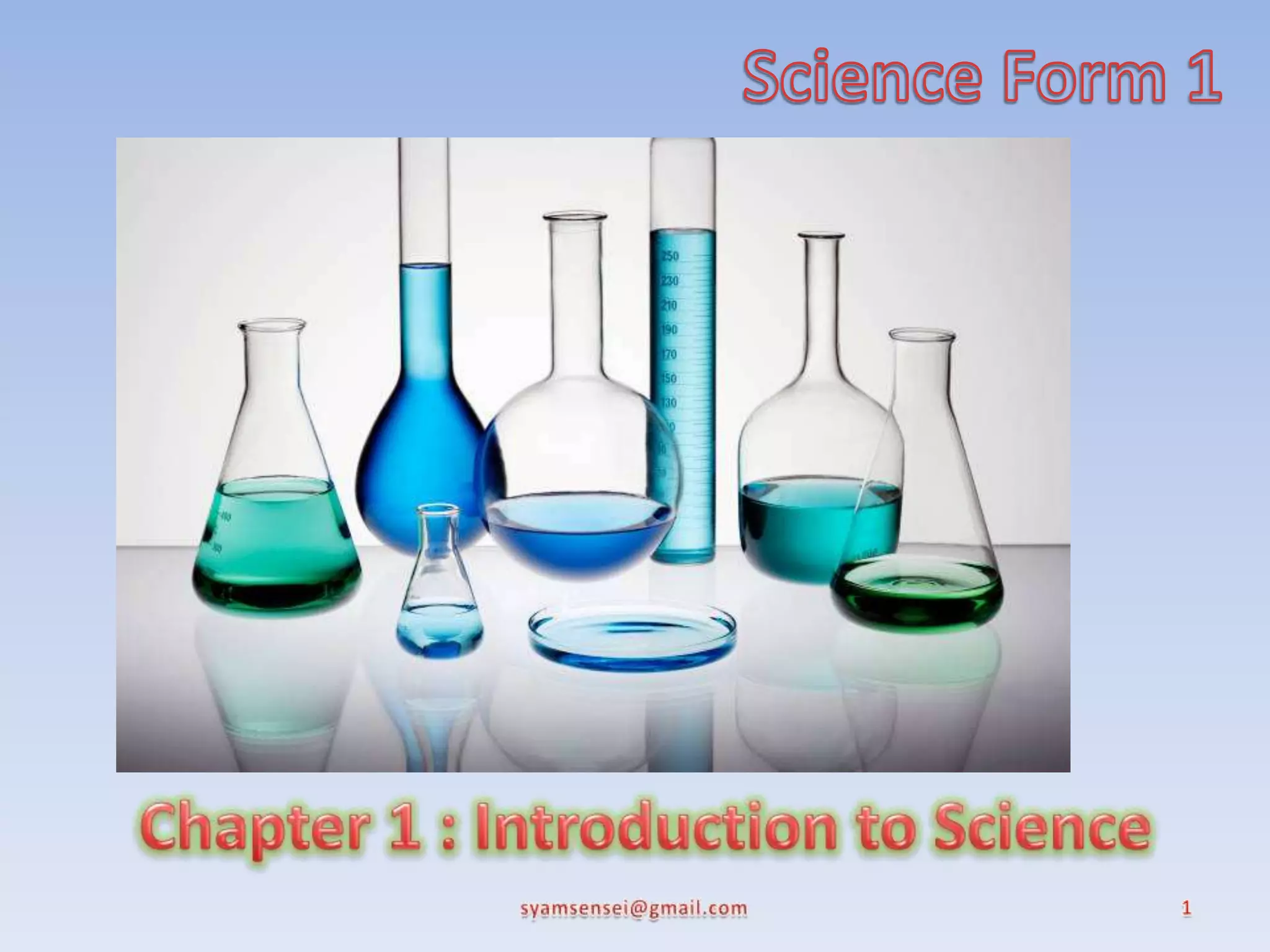 Science Form 1 (Chapter 1) | PPTX | Physics | Science