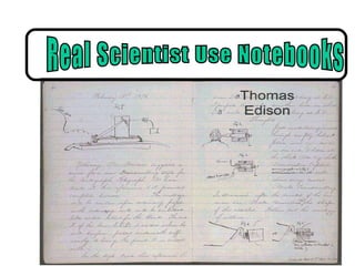 Real Scientist Use Notebooks 