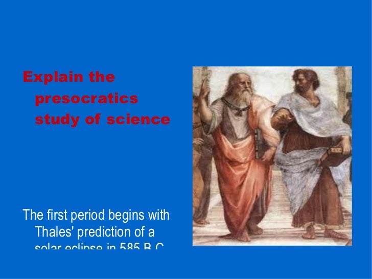 Science in the Ancient Greece
