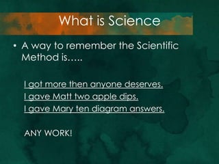 Introduction Science Science Introduction | PPTX