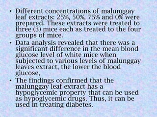 science investigatory project about malunggay
