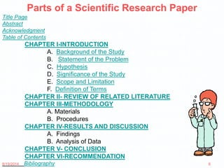 science investigatory project examples titles