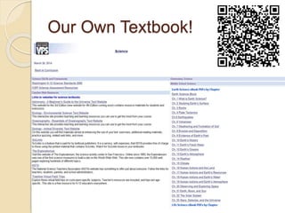 Our Own Textbook! 
 