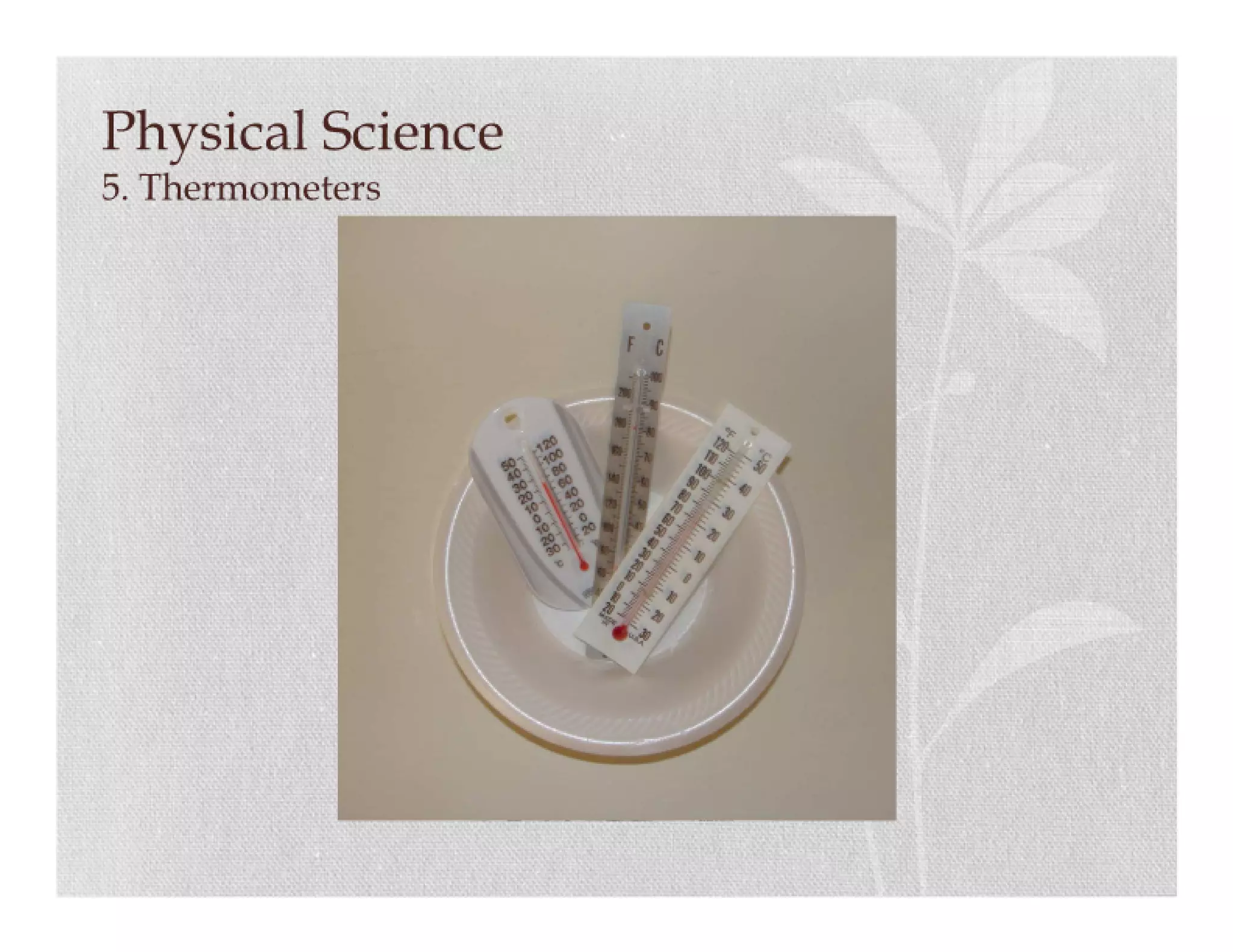 Science item collection