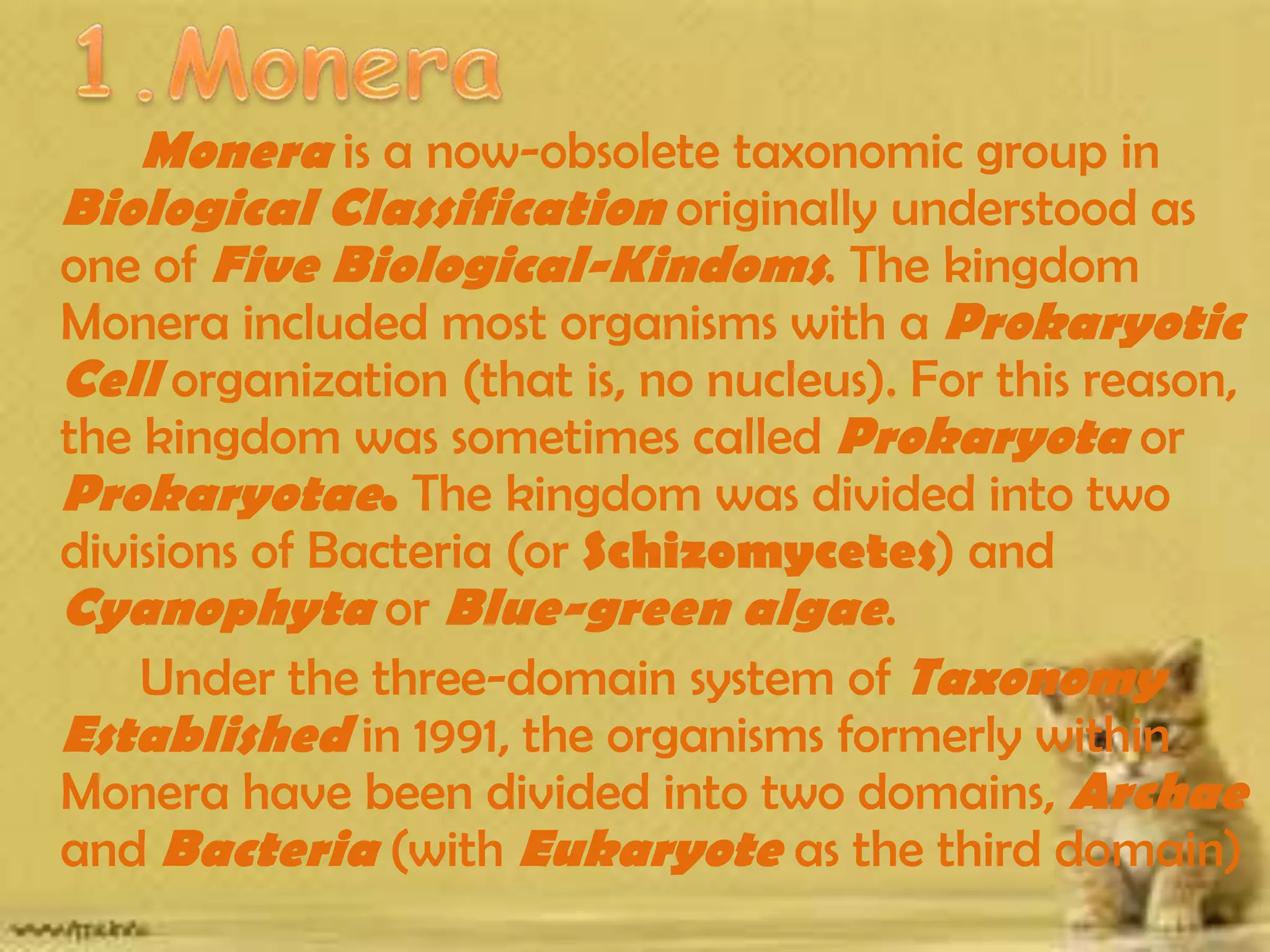 Science kingdom of monera | PPTX