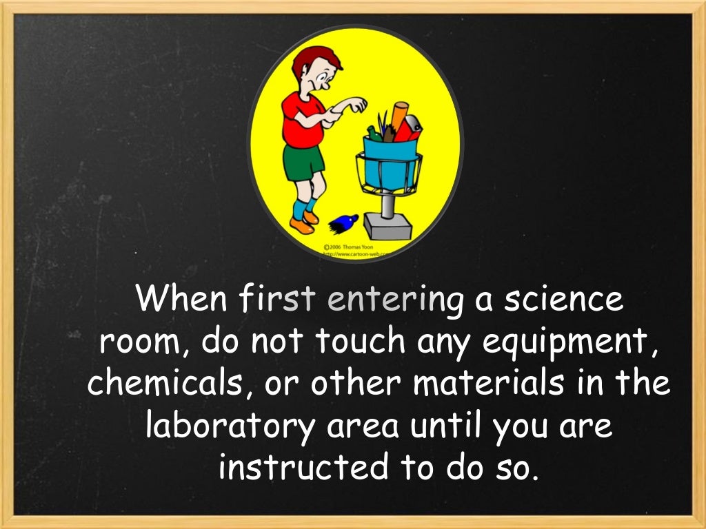 Science lab rules