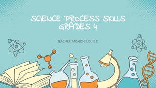 SCIENCE PROCESS SKILLS
GRADES 4
TEACHER: MISAJON, LOUIE C.
 