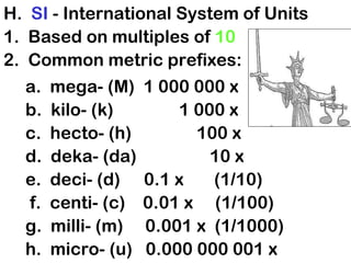 Science & measurement | PPT