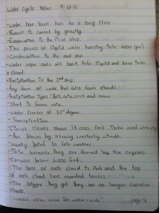 Science notebook example | PPT