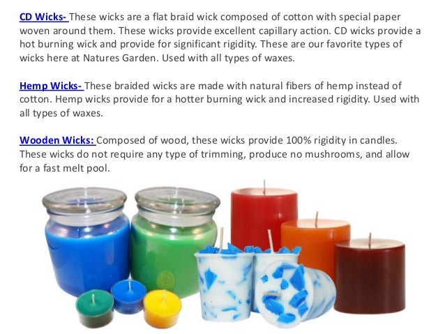 science of candle wicking candle wick size chart