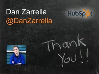 Dan Zarrella
@DanZarrella
 