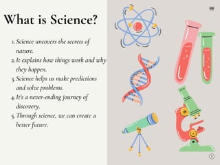 Introduction Science Introduction to Science | PDF