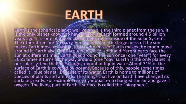 Solar System Ppt Class 8