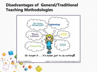 Disadvantages of General/Traditional
Teaching Methodologies
 