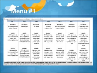 Menu #1