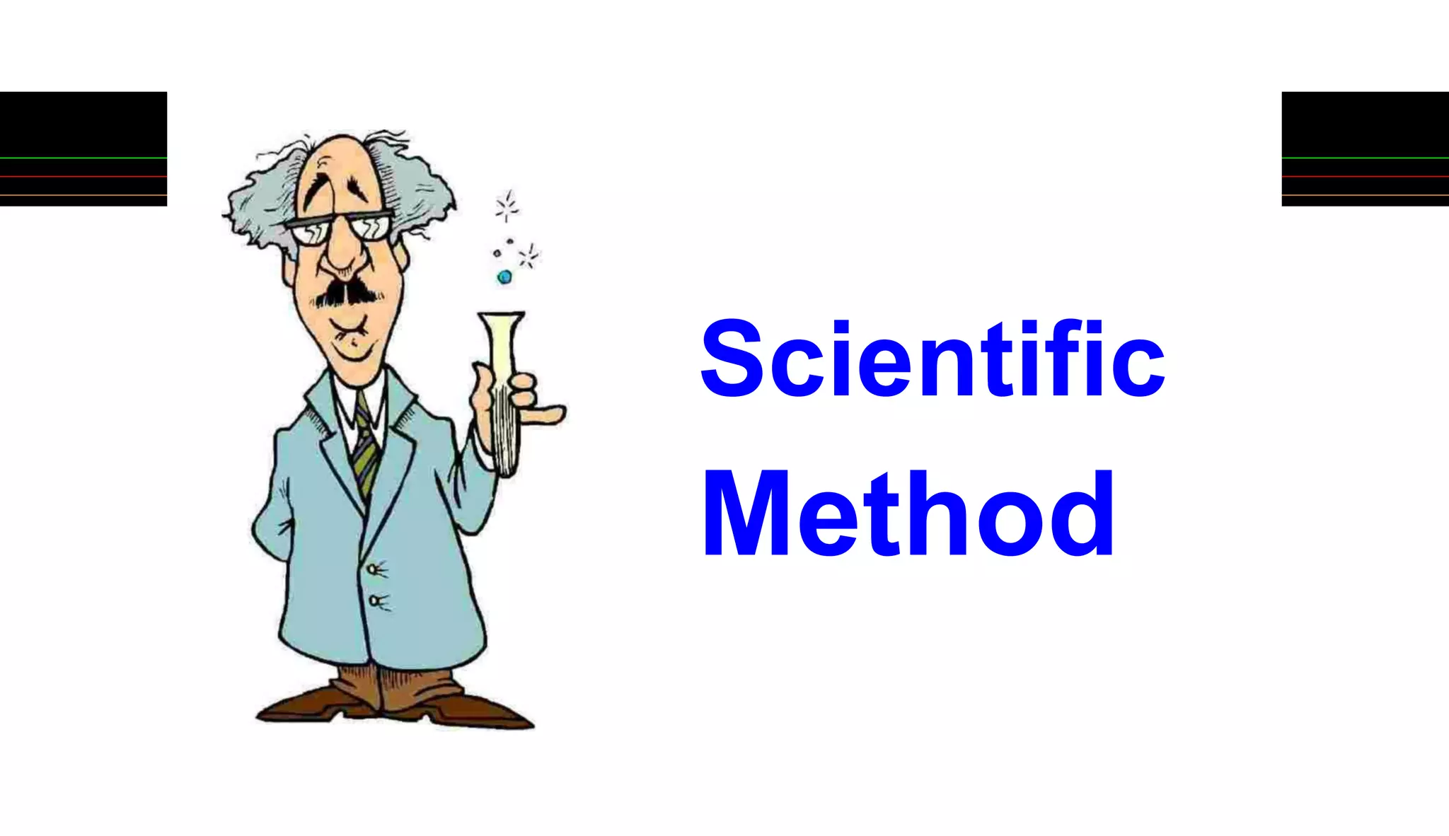 Scientific
Method
 
