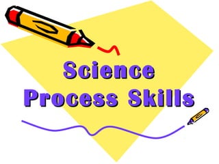 ScienceScience
Process SkillsProcess Skills
 